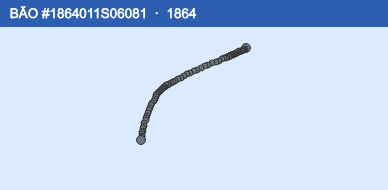 Quỹ đạo di chuyển của BÃO #1864011S06081 (1864)