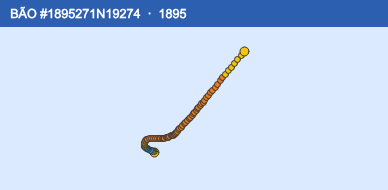 Quỹ đạo di chuyển của BÃO #1895271N19274 (1895)
