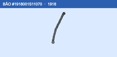 Quỹ đạo di chuyển của BÃO #1918001S11070 (1918)