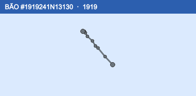 Quỹ đạo di chuyển của BÃO #1919241N13130 (1919)