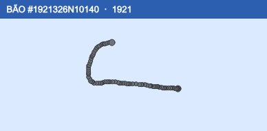 Quỹ đạo di chuyển của BÃO #1921326N10140 (1921)