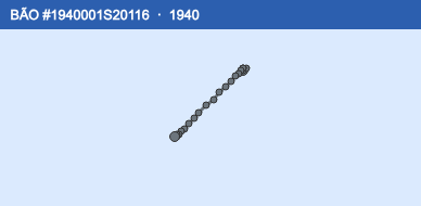 Quỹ đạo di chuyển của BÃO #1940001S20116 (1940)