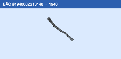 Quỹ đạo di chuyển của BÃO #1940002S13148 (1940)