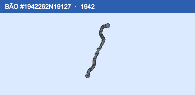 Quỹ đạo di chuyển của BÃO #1942262N19127 (1942)