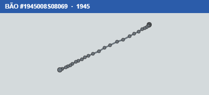 Quỹ đạo di chuyển của BÃO #1945008S08069 (1945)
