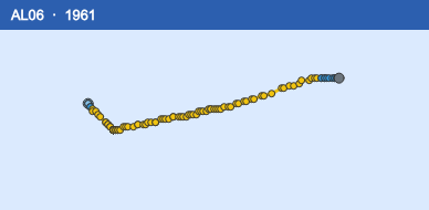 Quỹ đạo di chuyển của AL06 (1961)