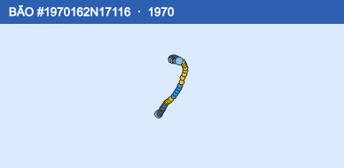 Quỹ đạo di chuyển của BÃO #1970162N17116 (1970)