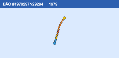 Quỹ đạo di chuyển của BÃO #1979297N29294 (1979)
