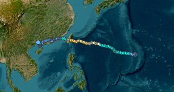Quỹ đạo di chuyển của HAIKUI (2023)