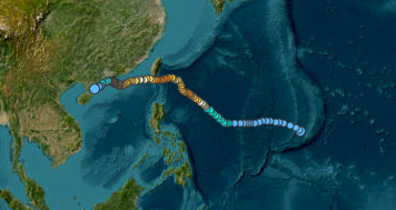 Quỹ đạo di chuyển của KOINU (2023)